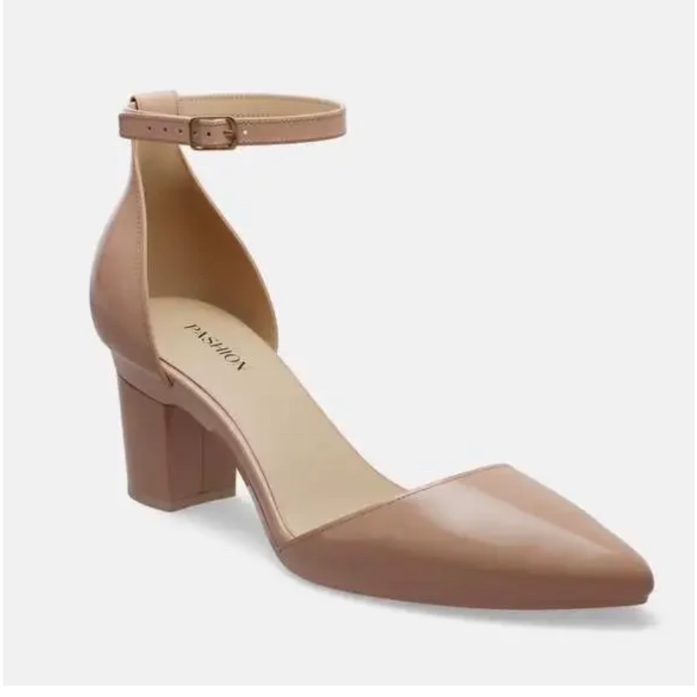 Pashion D’Orsay Latte Patent